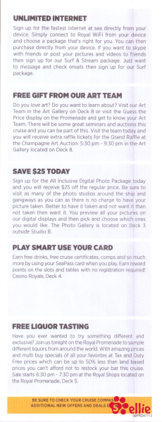 Cruise Compass Day 1 Page 6