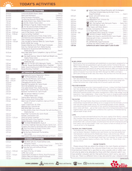 Cruise Compass Day 2 Page 4
