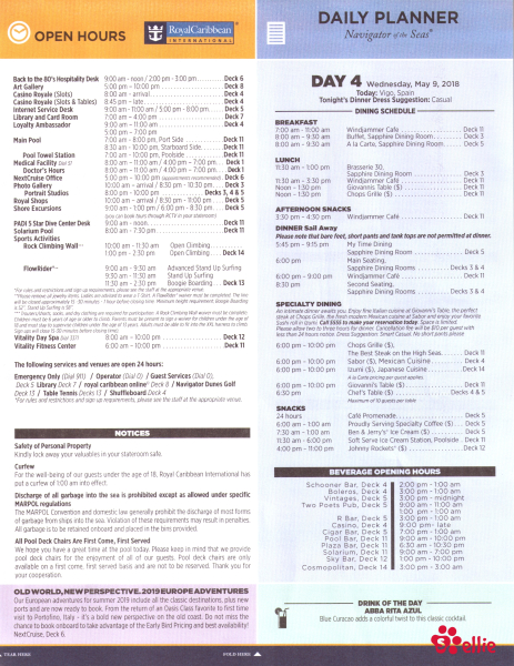 Cruise Compass Day 4 Page 3