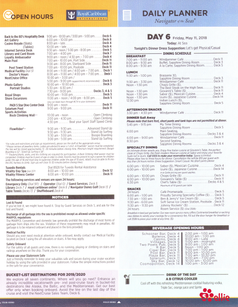 Cruise Compass Day 6 Page 3