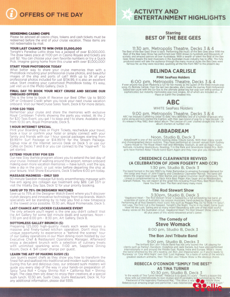 Cruise Compass Day 7 Page 2