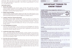 Cruise Compass Day 2 Page 1