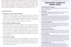 Cruise Compass Day 7 Page 1