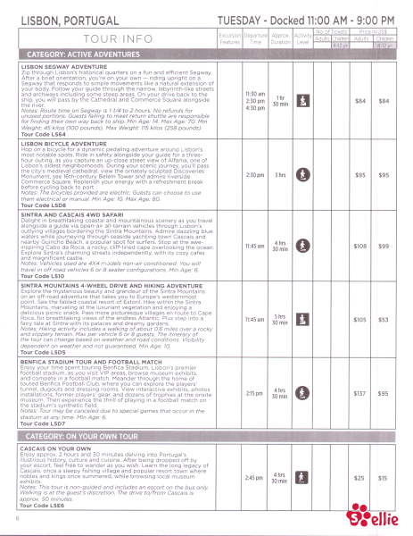 Shore Excursions Page 6